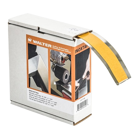 Walter Surface Technologies Ss Miter Tape 16-3/8ft.x1-5/8"x3/5000" 07T100