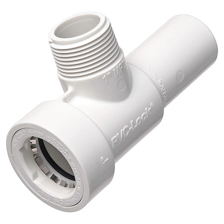 Hydrorain Manifold Tee, 1" SPG x 1" SOC x 1" MPT 08685