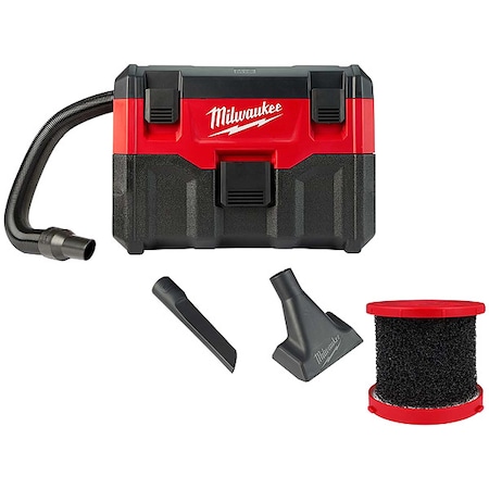 Milwaukee Tool Shop Vacuum Kit, 12 in H, 19 in L 0880-20, 49-90-2015