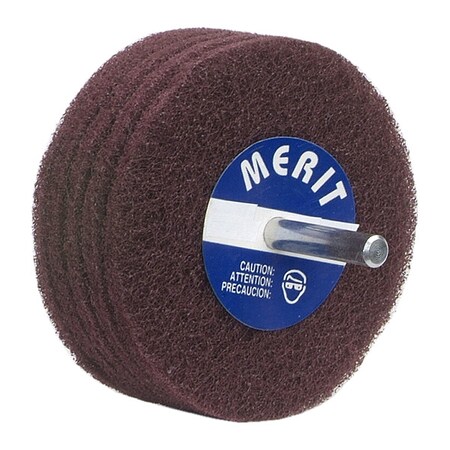 Merit Non-Woven Disc Wheel, Aluminum Oxide, 220 Grit, Non-Woven Type, Merit Disc Wheels 08834131557