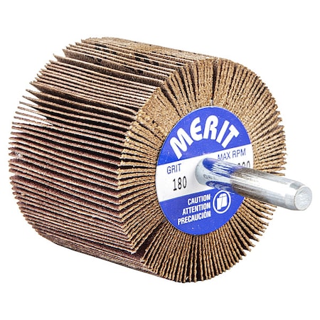 Merit Flap Wheel, Aluminum Oxide, 2" dia 08834137383