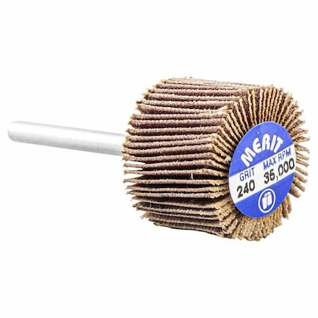 Merit Flap Wheel, Aluminum Oxide, 3/4" dia 08834137584