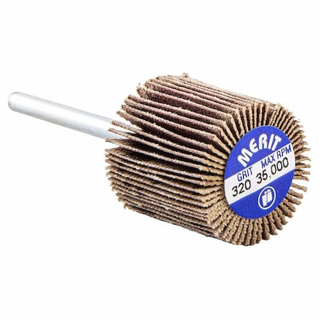 Merit Flap Wheel, Aluminum Oxide, 3/4" dia 08834137595