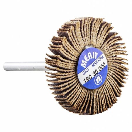 Merit Flap Wheel, Aluminum Oxide, 1 3/16" dia 08834137503