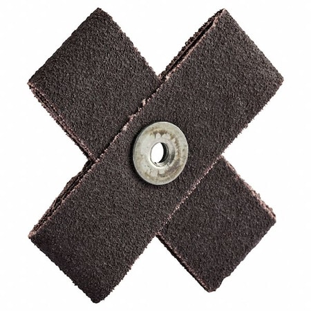 Merit Cross Pad, Aluminum Oxide, Grit 80 08834184119