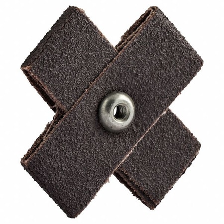 Merit Cross Pad, Aluminum Oxide, Grit 80 08834184194