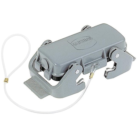 Harting Rectangular Connector Cover, Dust Gray 09300105423