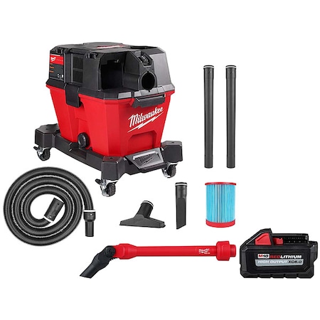 Milwaukee Tool Shop Vacuum Kit, 24 in H, 31 in L 0910-20, 48-11-1865, 49-90-2031