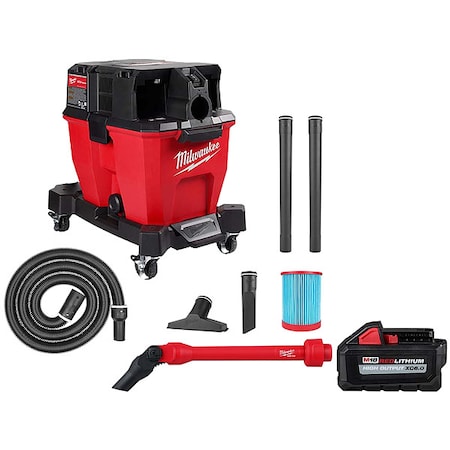Milwaukee Tool Shop Vacuum Kit, 24 in H, 31 in L 0920-20, 48-11-1865, 49-90-2031