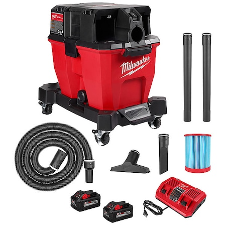 Milwaukee Tool Wet/Dry Vacuum Kit, 9 gal, 4 1/4 hp 0920-22HD