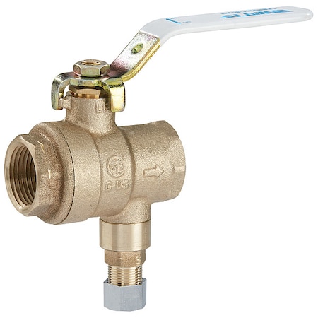 Watts Ball And Relief Valve, Bronze, 80 psi 3/4 LFBRVM1TXTXC-80