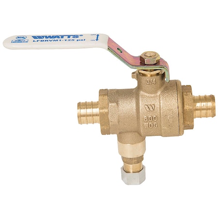 Watts Ball And Relief Valve, Bronze, 125 psi 3/4 LFBRVM1PXPXC-125