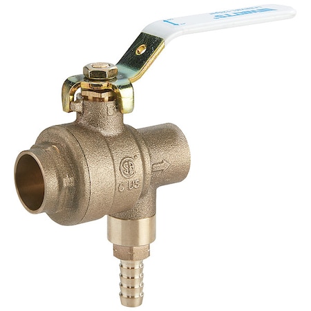 Watts Ball And Relief Valve, Bronze, 125 psi 3/4 LFBRVM1SXSXB-125