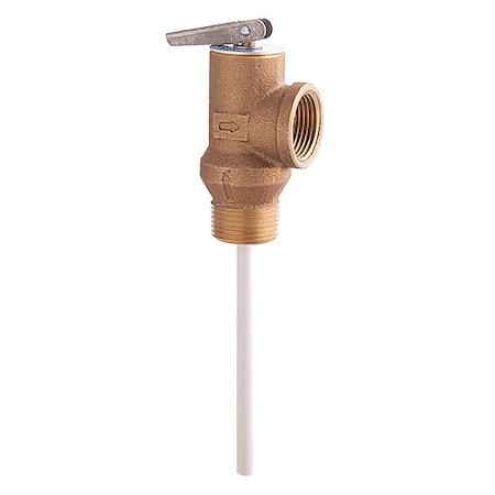 Watts Temperature Pressure Relief Valve, Copper 3/4 LF100XL 125-210