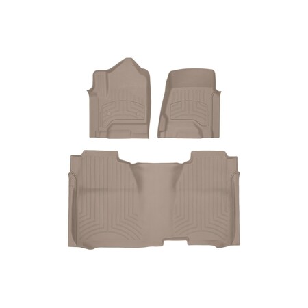 Weathertech Tan, Front and Rear FloorLiner HP 456071IM-455422IM