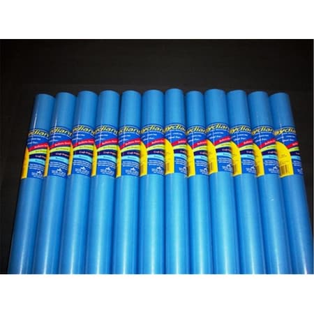 Riteco Raydiant Fade Resistant Art Rolls Bright Blue 24 In. X 12 Ft. 12 Pack, 12PK 80151