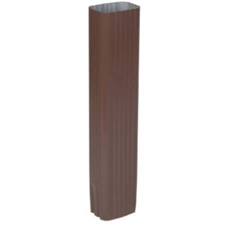 Amerimax Home Products 2507519 15 in. Brown Aluminum Downspout Extension, 24PK 493194
