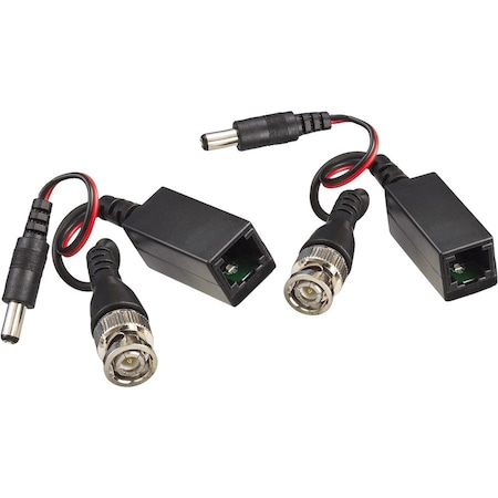 Gem By Triplett CCTV Balun, Video/Power w/Female P, PR BLN-PCVRJ452