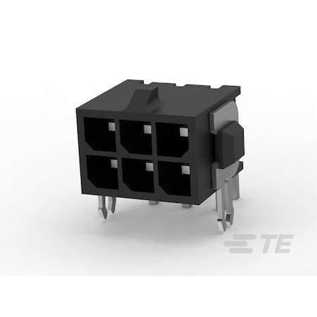 Te Connectivity 6POS MICRO MNL ASSY R/A THRU 3-794677-6