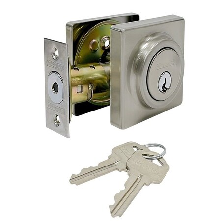 Prosource Deadbolt, Double Cylinder, GD3, Satin Nickel DD9X22-SP5V24