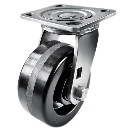 Hyw Products Heavy Duty Caster 5in x 2in Phenolic Wheel Stainless Steel - Swivel 40-50S-A1-PH(STS)