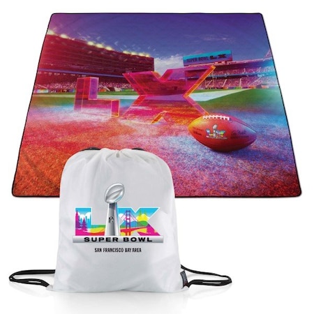 Picnic Time Family Of Brands Super Bowl LX - Impresa Picnic Blanket, (Multi) 819-01-999-604-2