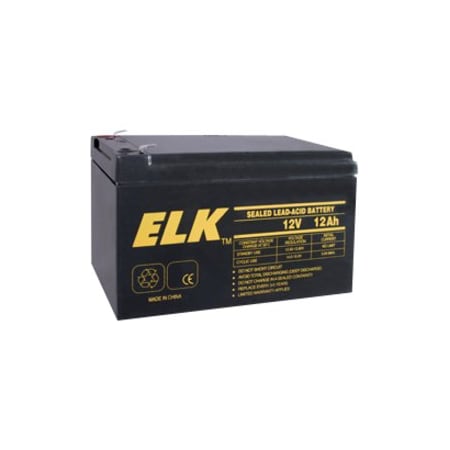 Elk Products 12V-12AMP Battery F1 Terminals 12120