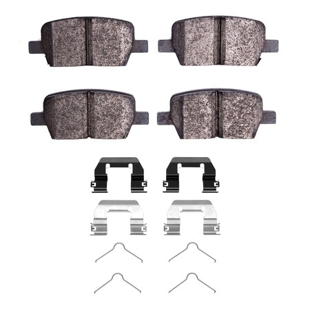 Dfc 5000 Euro Ceramic Disc Brake Pad Set,  1600-1914-01