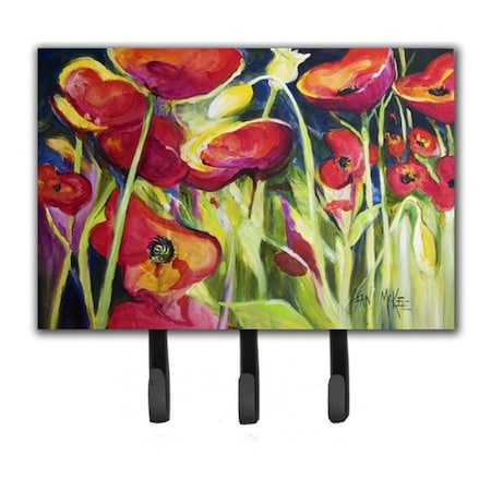 Micasa Red Poppies Leash and Key Holder MI10948