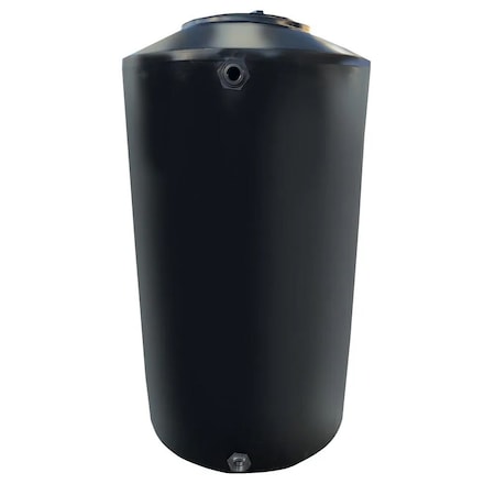 Chem-Tainer 300 Gal. Black 81" Vertical Water Tank TC3581IW-BLACK