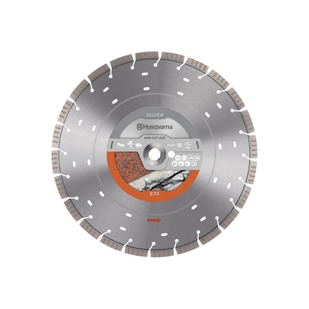 Husqvarna Diamond Saw Blade, Demolition, 14" dia. Vari-Cut S35 14