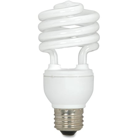 Satco 18W T2 LED Light Bulb - Medium Base - Gloss White Finish S7225