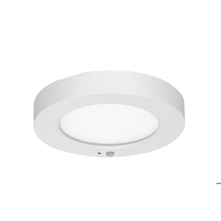 Maxlite FLSH MNT LED INTGRTD 5IN SLM 120V TRIAC DIM 12W 90CRI 27/30/35/40/50K, BI-LVL MOTION SNSR GEN2 WHT ML2LA05SWH129CS2MS