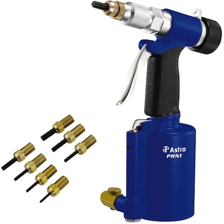 Astro Pneumatic 3/8 Air Rivet Nut Setting Kit - Metric And Sae PRN1