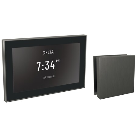 Delta Universal Showering Components Square Digital Steam Package In Lumicoat Black Stainless 5CH-550L-KS-PR