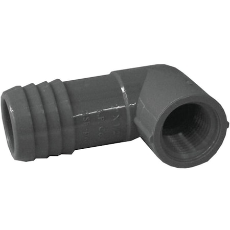 Boshart Industries Ell Pp 1x1/2in 90deg Poly Blk UPVCFRE-1005
