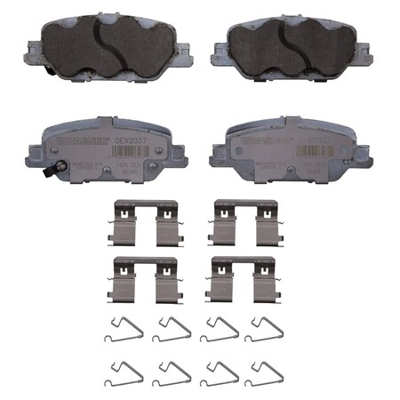 Wagner Brake OEX Rear Disc Brake Pad Set Premium Ceramic, OEX2037