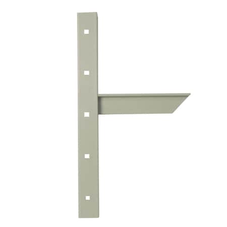 Hd Extended Concealed Shelf Support Bracket 18 in Gray AMEC18 G