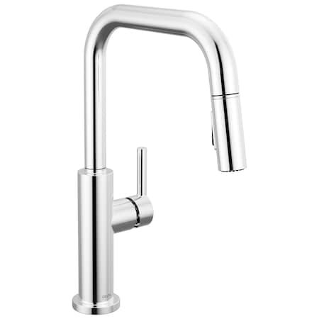 Delta Nicoli Single Handle Pull-Down Kitchen Faucet, 11.06 in, Chrome 19868LF