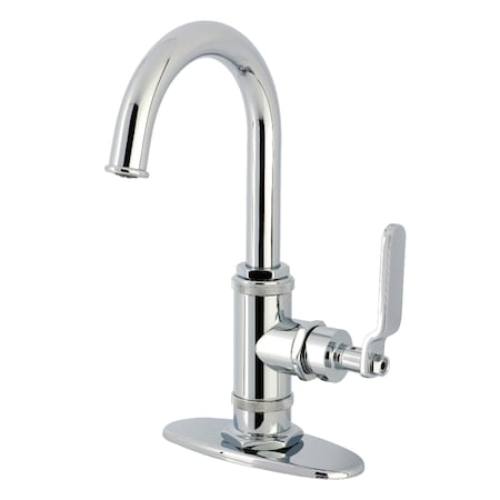 Kingston Brass Single-Handle Bar Faucet, Polished Chrome KSD8501KL