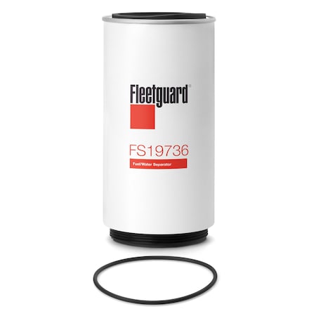 Fleetguard Fuel Filter, 8.5625 in, Spin-On FS19736