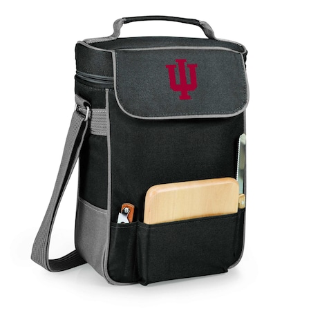 Picnic Time Family Of Brands NCAA Indiana Hoosiers Duet Wine and Cheese Tote Bag 623-04-175-674-0