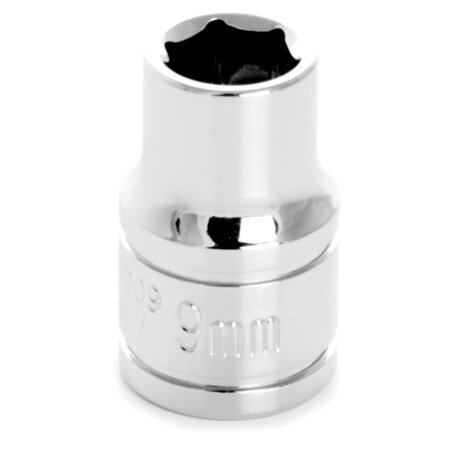 Perform Tool W38209 0.38 In. Drive 9 mm. 6 Point Socket PTL-W38209