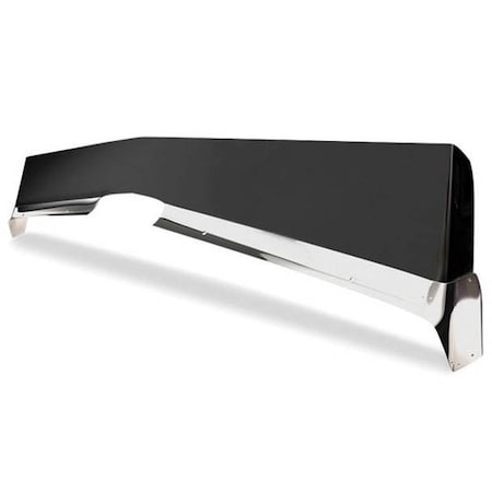 Replacement For Peterbilt 389 Glider Year 2020 Aeroshield Ii Smoked Bug Deflector