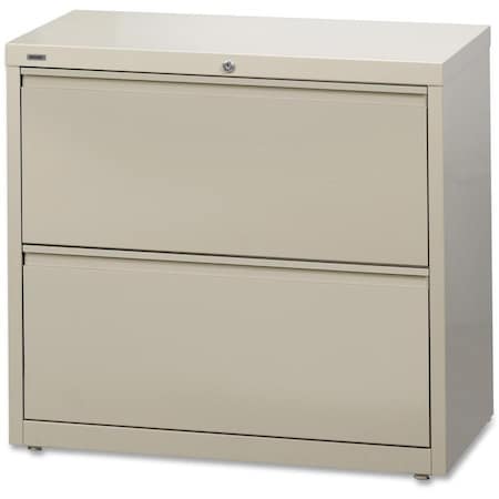 Hirsh 30" W 2 Drawer Lateral File Cabinet, Putty, A4/Legal/Letter 14970