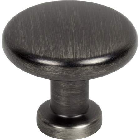 Jeffrey Alexander Weser 1-3/8" Diameter Mushroom Knob 410BNBDL