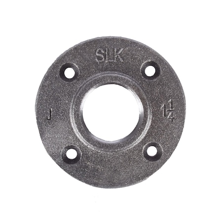B & K STZ Industries 1-1/4 in. FIP each Black Malleable Iron Floor Flange 310UF-114