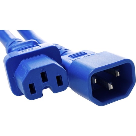 Unc Group POWER- CORD C14 TO C15 15AMP BL PWCD-C14C15-15A-10F-BLU