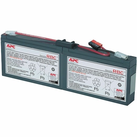 Apc UPS Battery, APC UPS, 12V DC, 9 Ah, Connectors RBC18