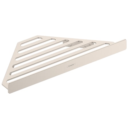 Hansgrohe AddStoris Corner Basket in Brushed Nickel 41741820